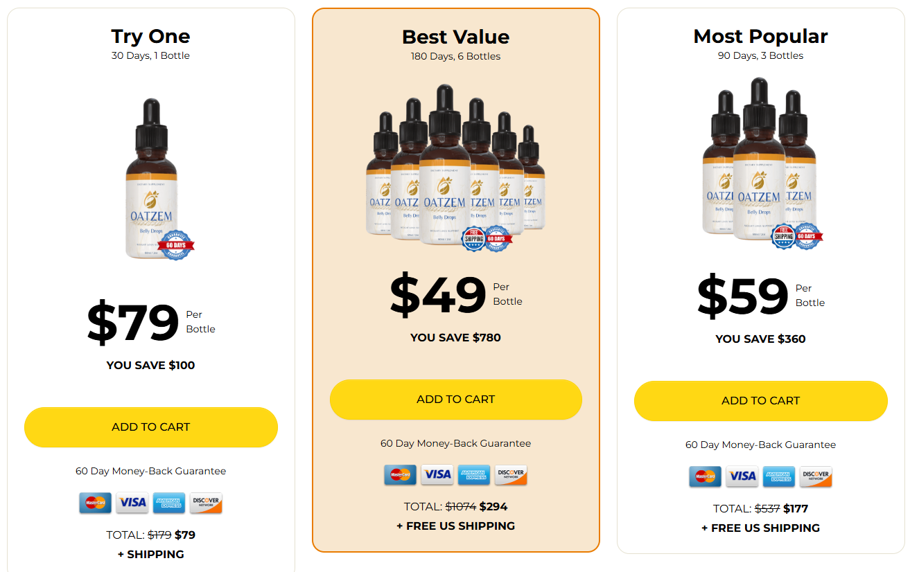 Oatzem   Pricing Details
